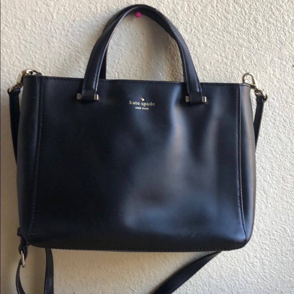 Kate Spade New York shoulder Bag Black Leather
